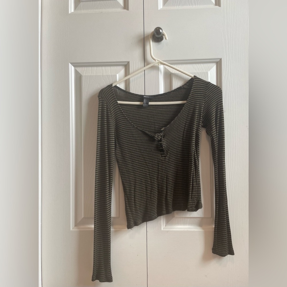 Grunge Striped Top